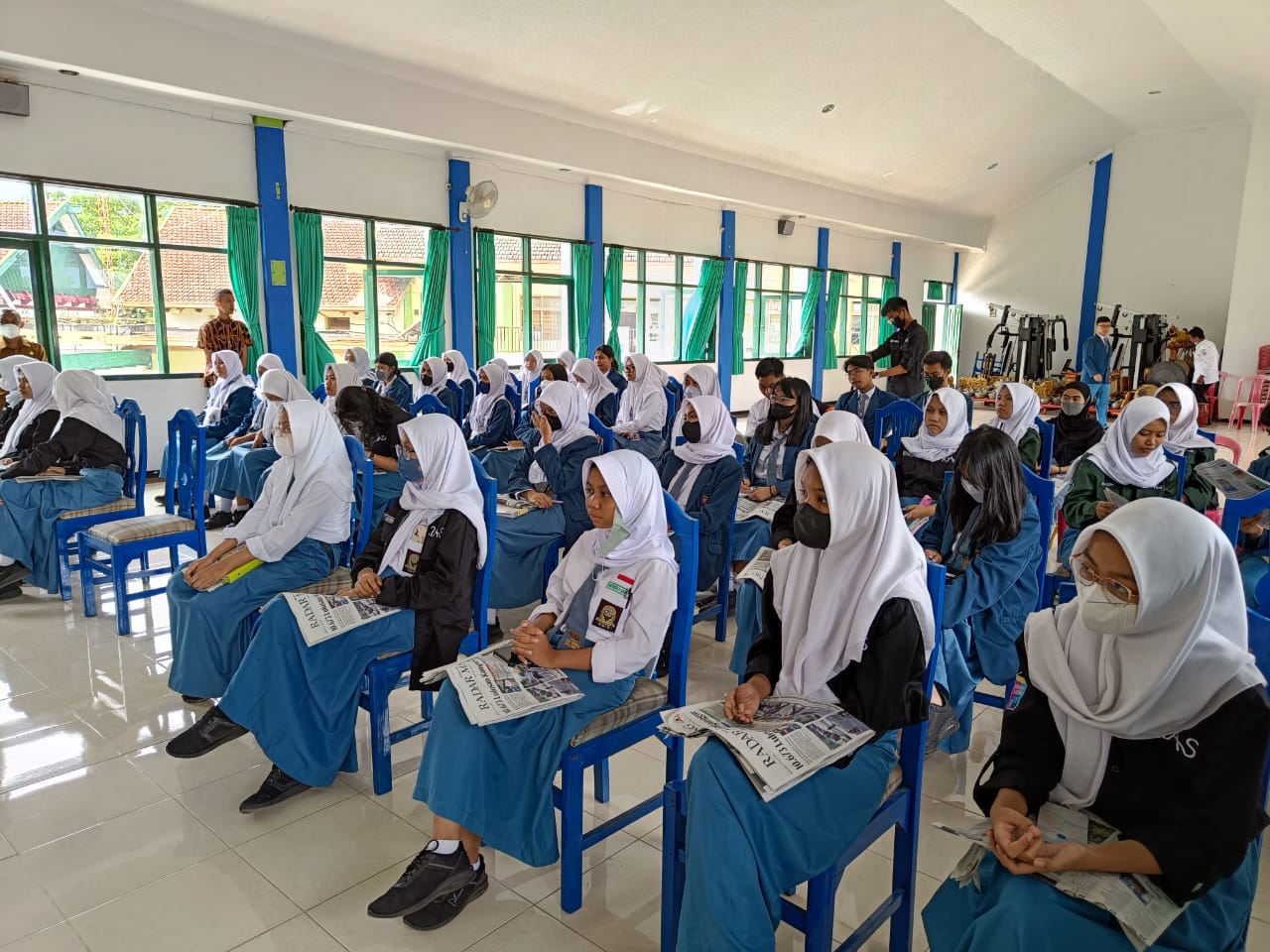 Radar Malang  Berikan Pelatihan Jurnalistik  Pada 50 Siswa di  SMAN 1 Malang
